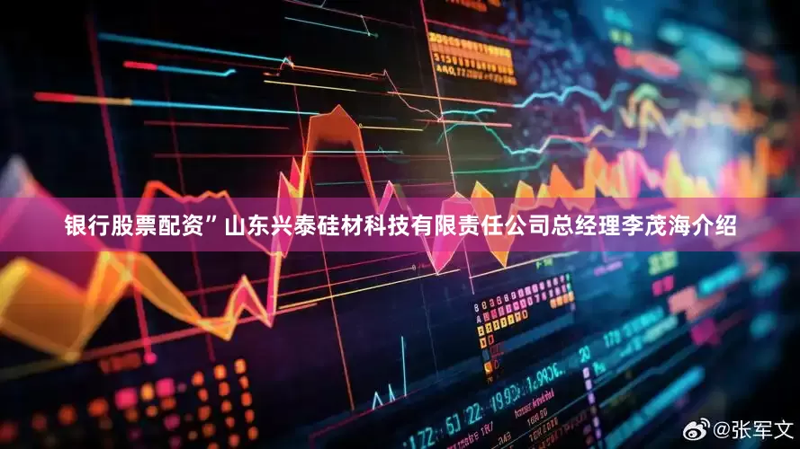 银行股票配资”山东兴泰硅材科技有限责任公司总经理李茂海介绍